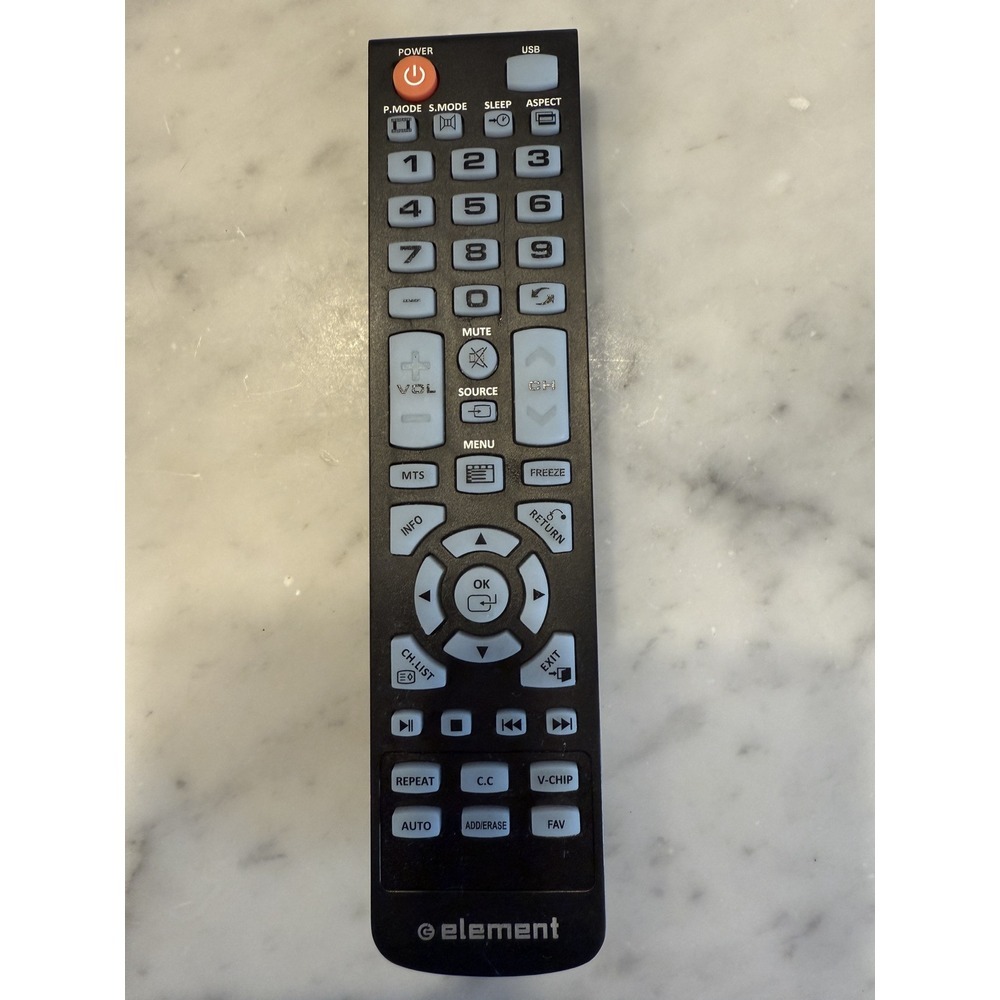 Element TV Video Replacement Remote Control‎ XHY 353-3